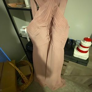 Dusty Rose bridesmaid dress